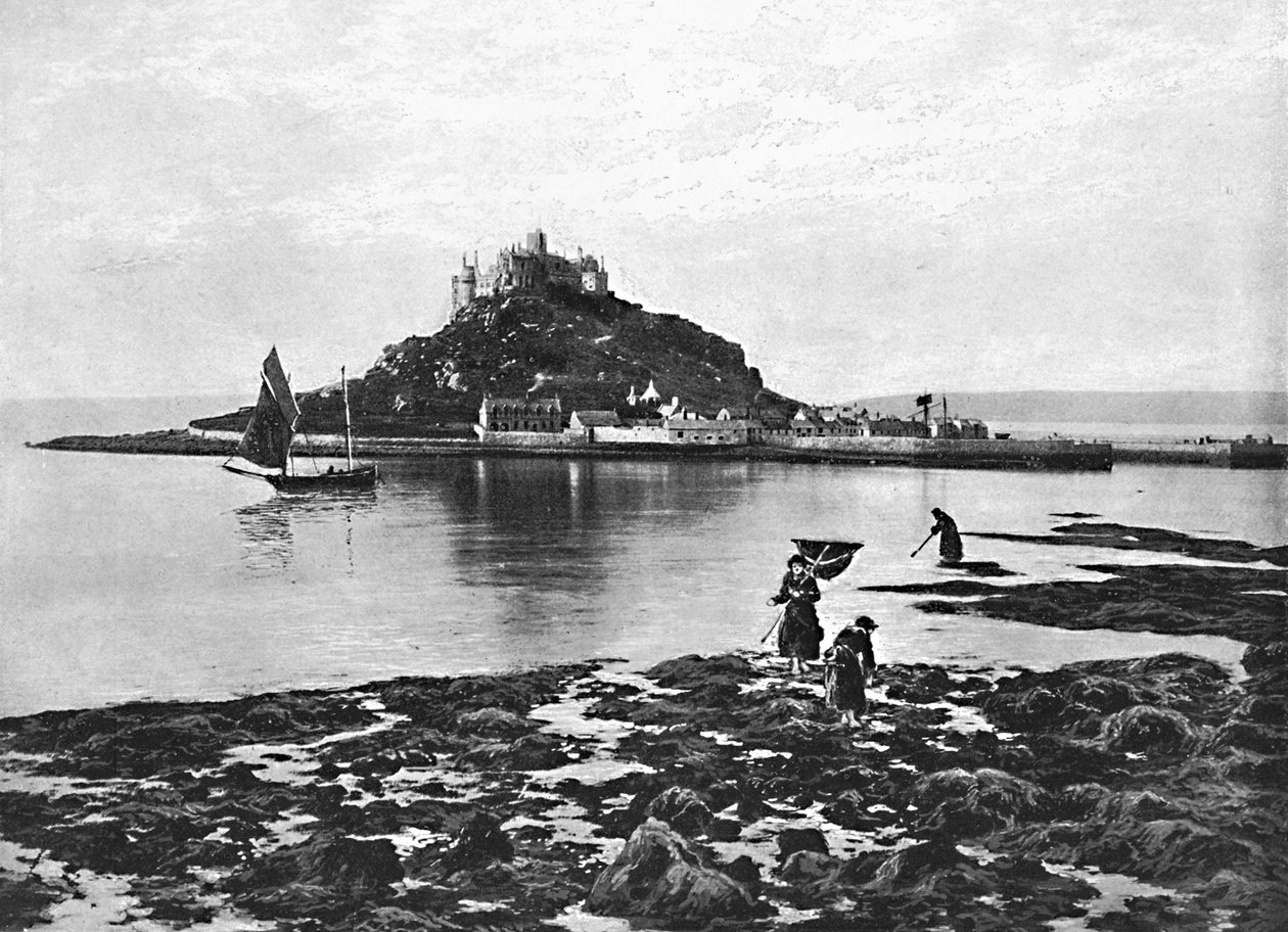 St. Michaels Mount, 1896 alkotó: Frith and Co