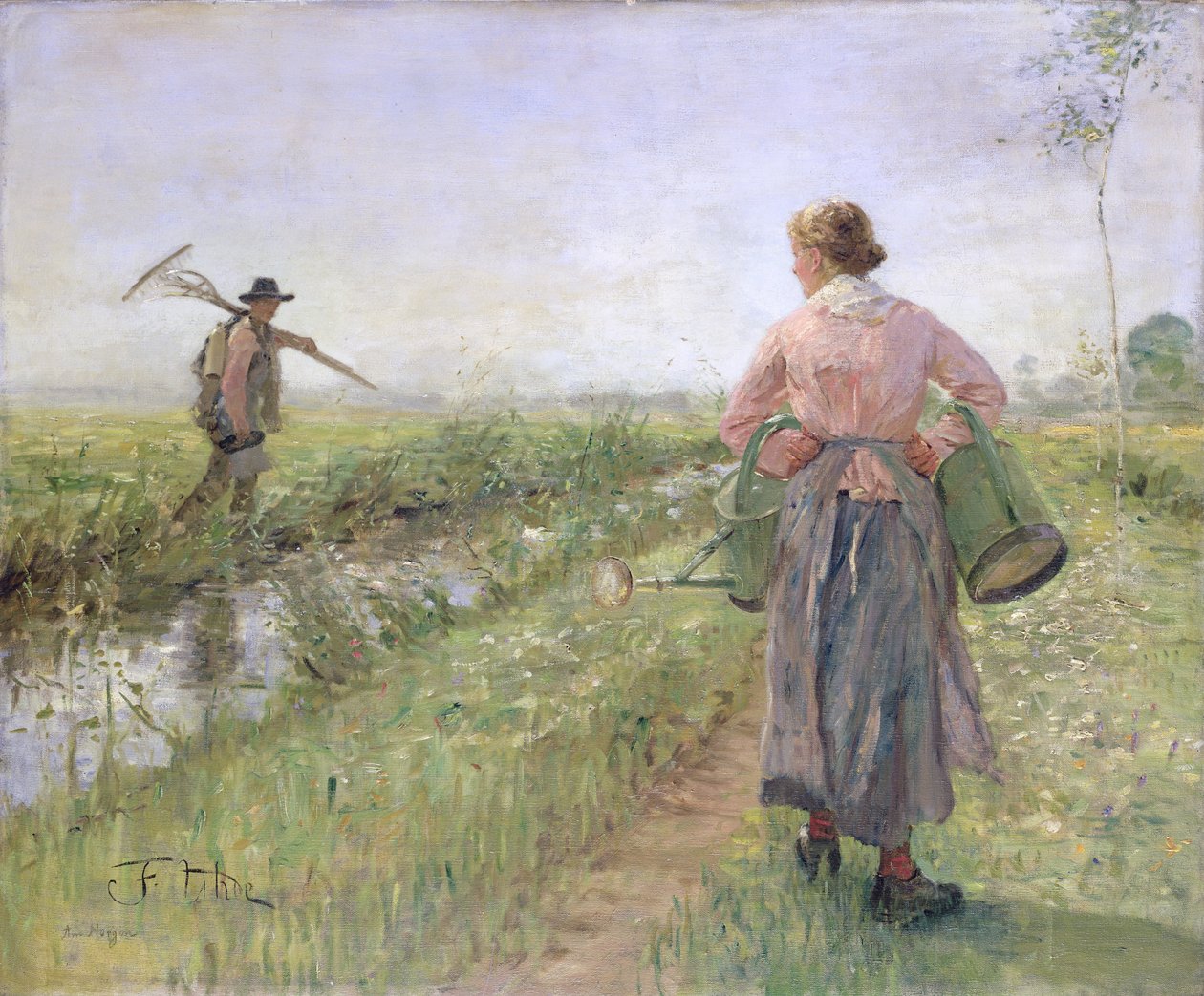 Reggel, 1889 alkotó: Fritz von Uhde
