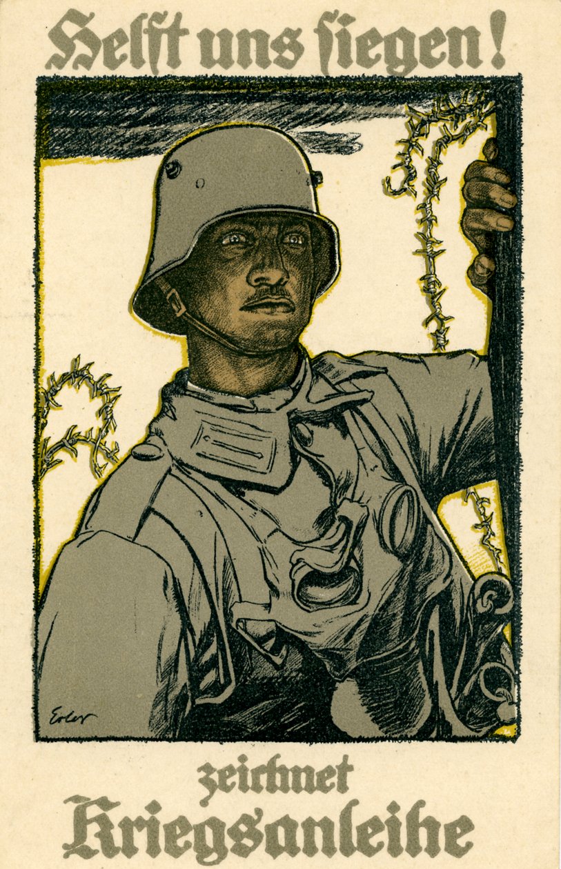 German WW1 War Bonds Poster alkotó: Fritz Erler