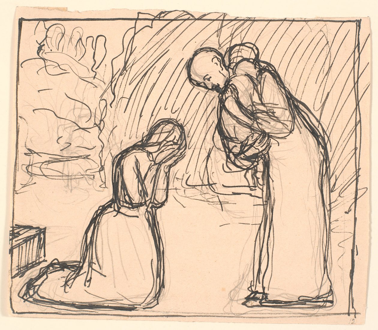 Melyikük a szerencsétlenség virága... alkotó: Fritz Syberg