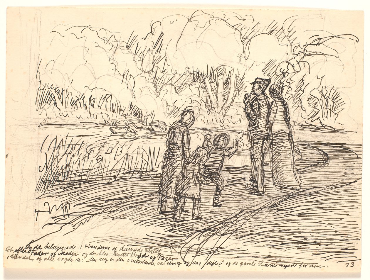 És összecsapták a kezüket... alkotó: Fritz Syberg