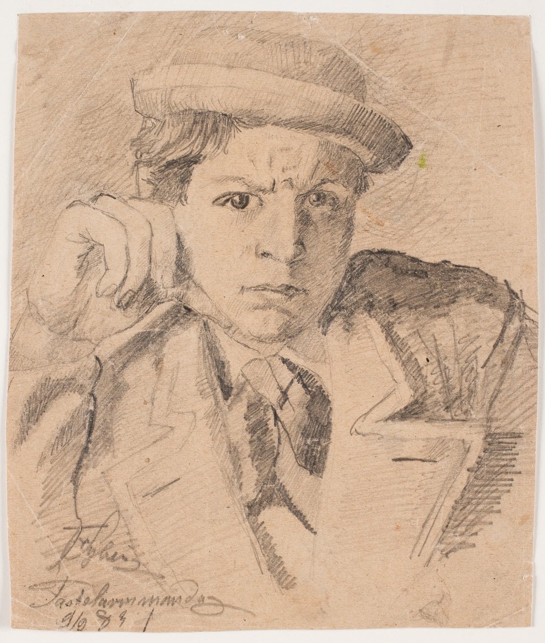 Önarckép alkotó: Fritz Syberg