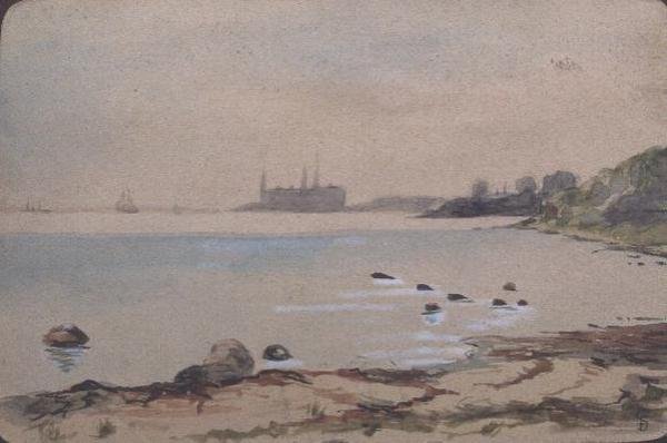 The Beach, Kronberg Helsinger alkotó: Fritz Syberg