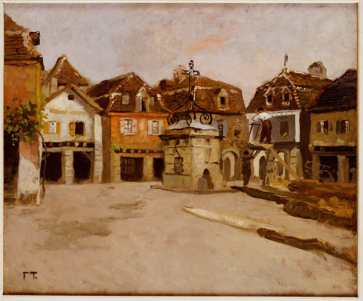 Városi tér alkotó: Frits Thaulow
