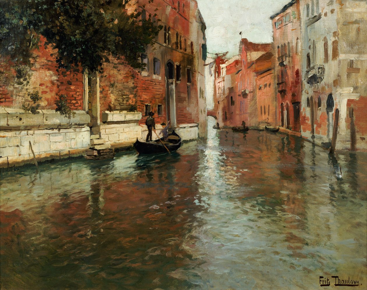 Egy velencei holtág alkotó: Frits Thaulow