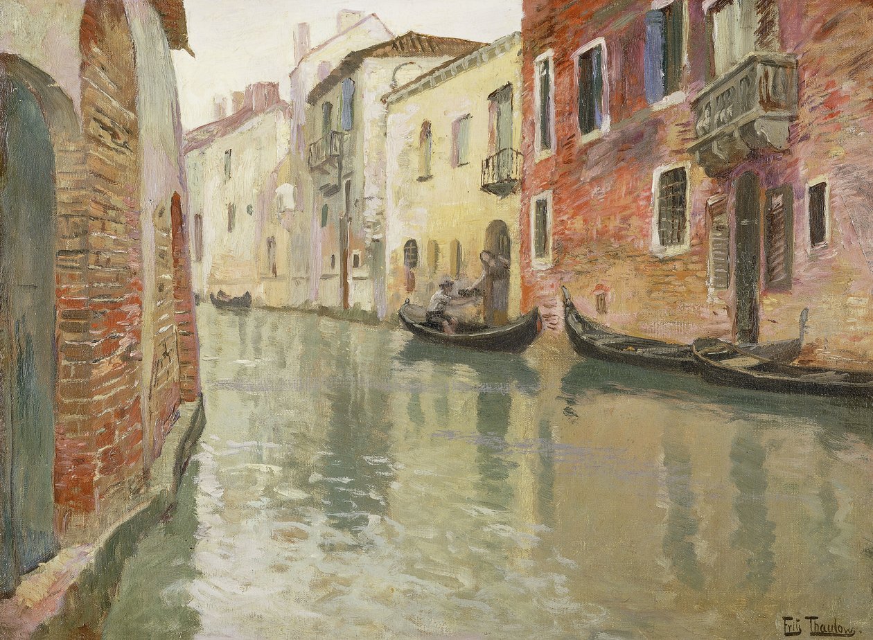 Egy velencei holtág, alkotó: Frits Thaulow