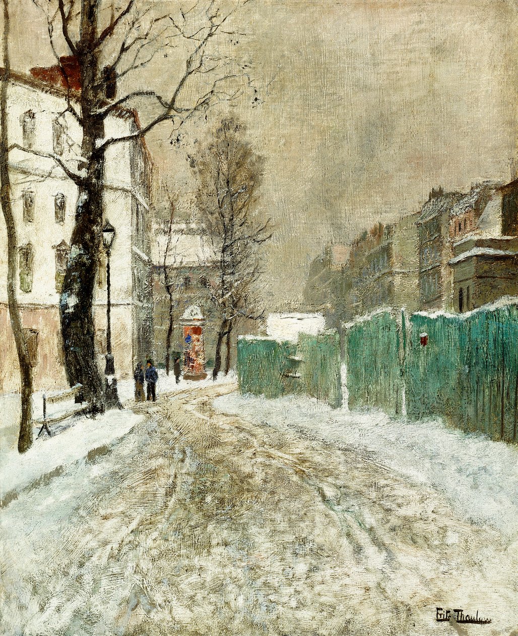 Back Street, Montmartre, alkotó: Frits Thaulow