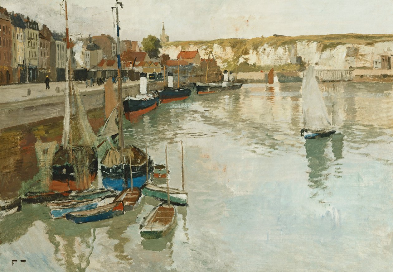 Dieppe, 1894 körül alkotó: Frits Thaulow