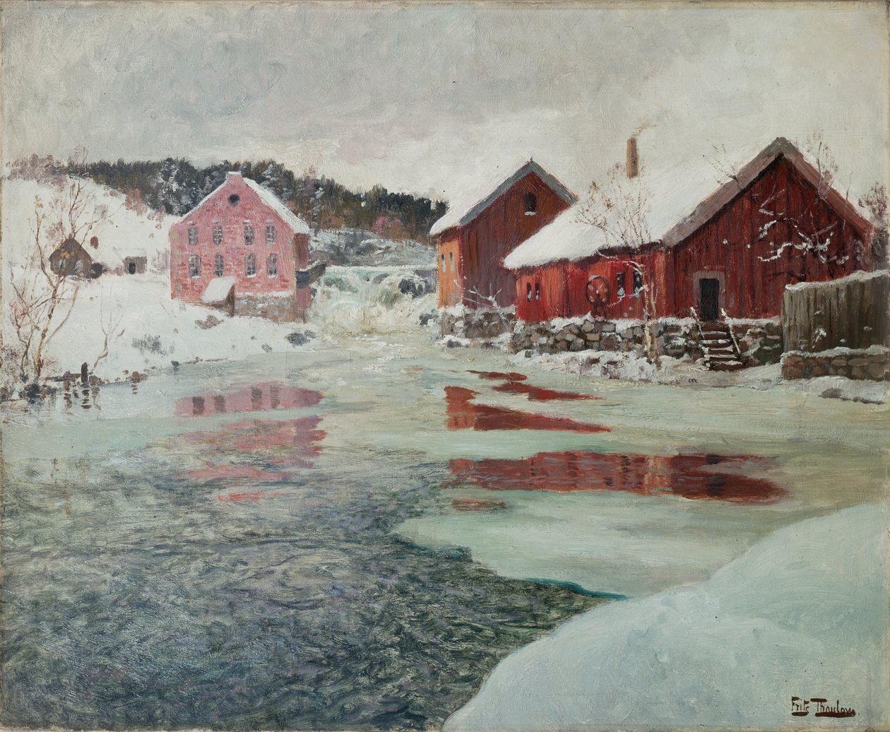 Az Akers folyótól alkotó: Fritz Thaulow