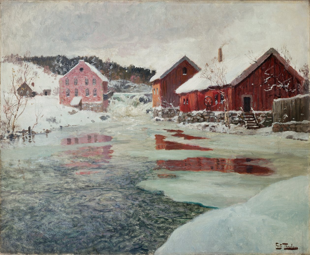 Az Akers folyóból alkotó: Fritz Thaulow