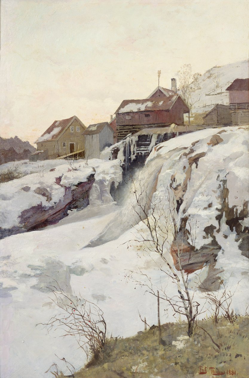 Haug elesik alkotó: Fritz Thaulow