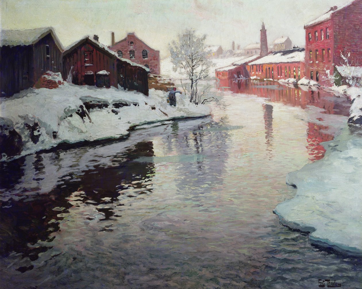 Lysaker folyó alkotó: Fritz Thaulow