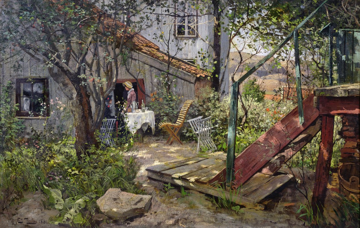 Nyári nap alkotó: Fritz Thaulow