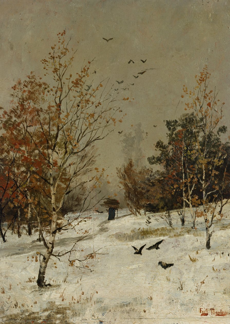 Tél, 1876 körül alkotó: Fritz Thaulow