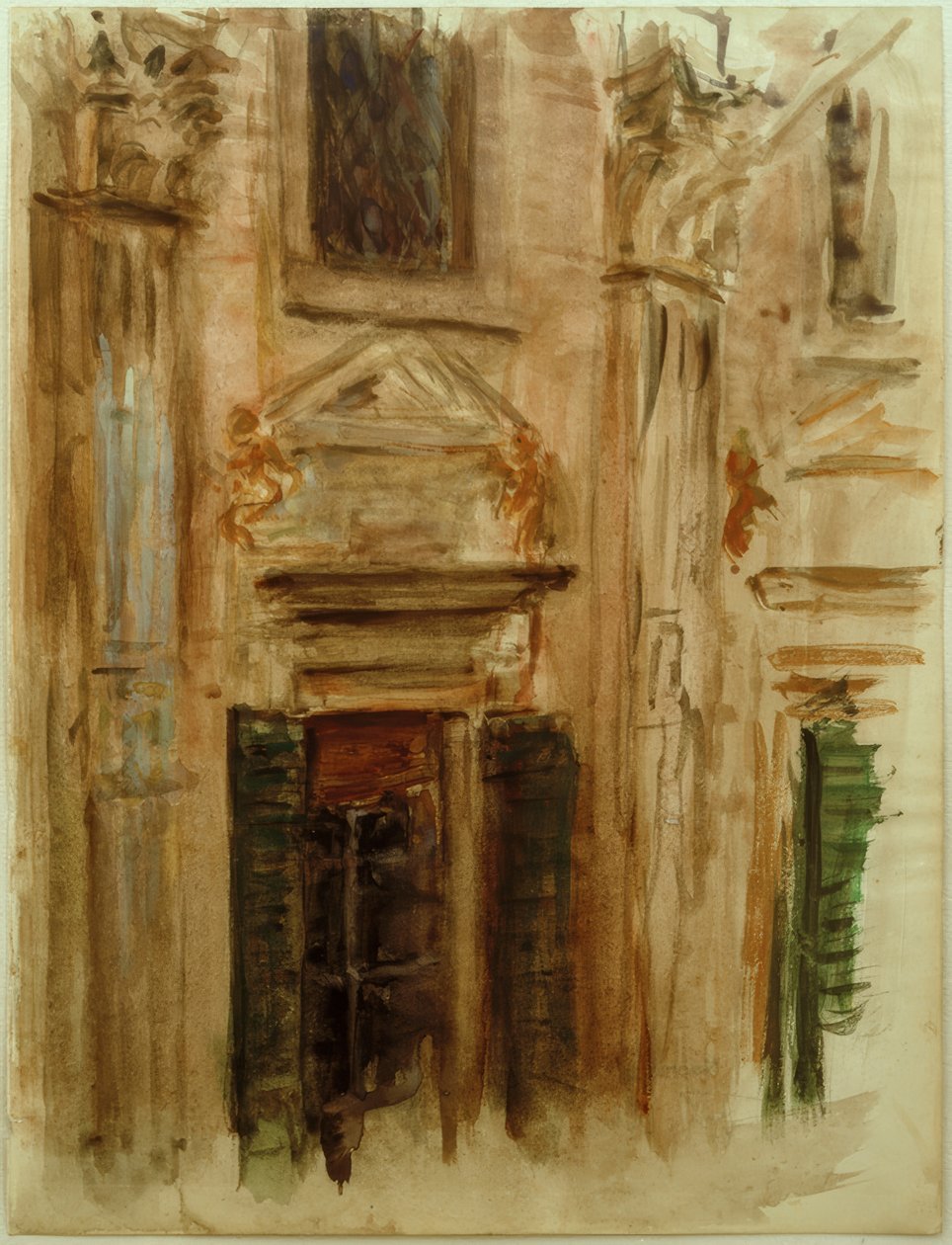 Architektur Studium alkotó: Fritz von Uhde