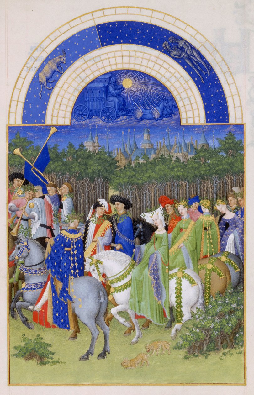 Très Riches Heures du Duc de Berry alkotó: Frères Limbourg