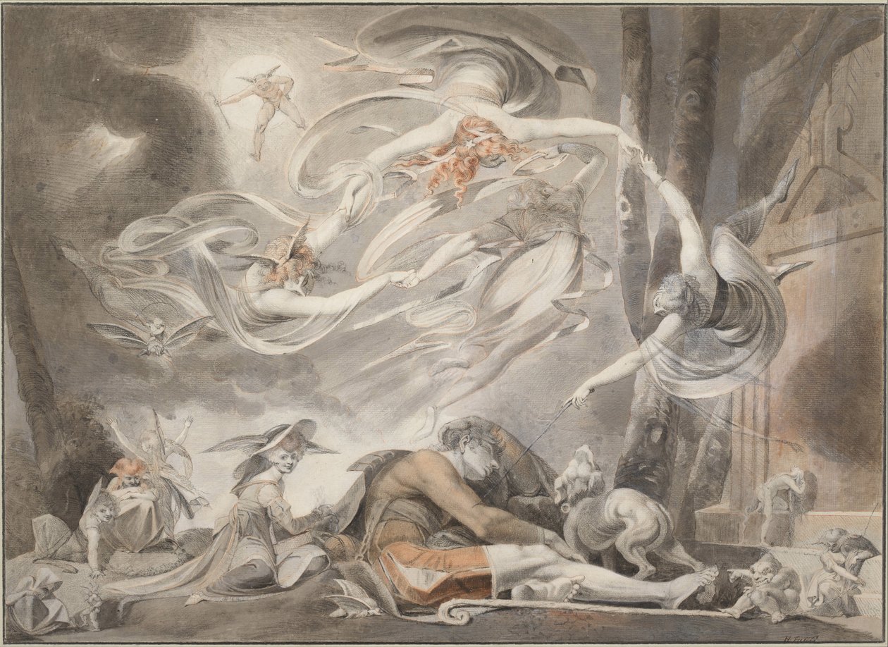 A pásztor álma, 1786 alkotó: Füssli