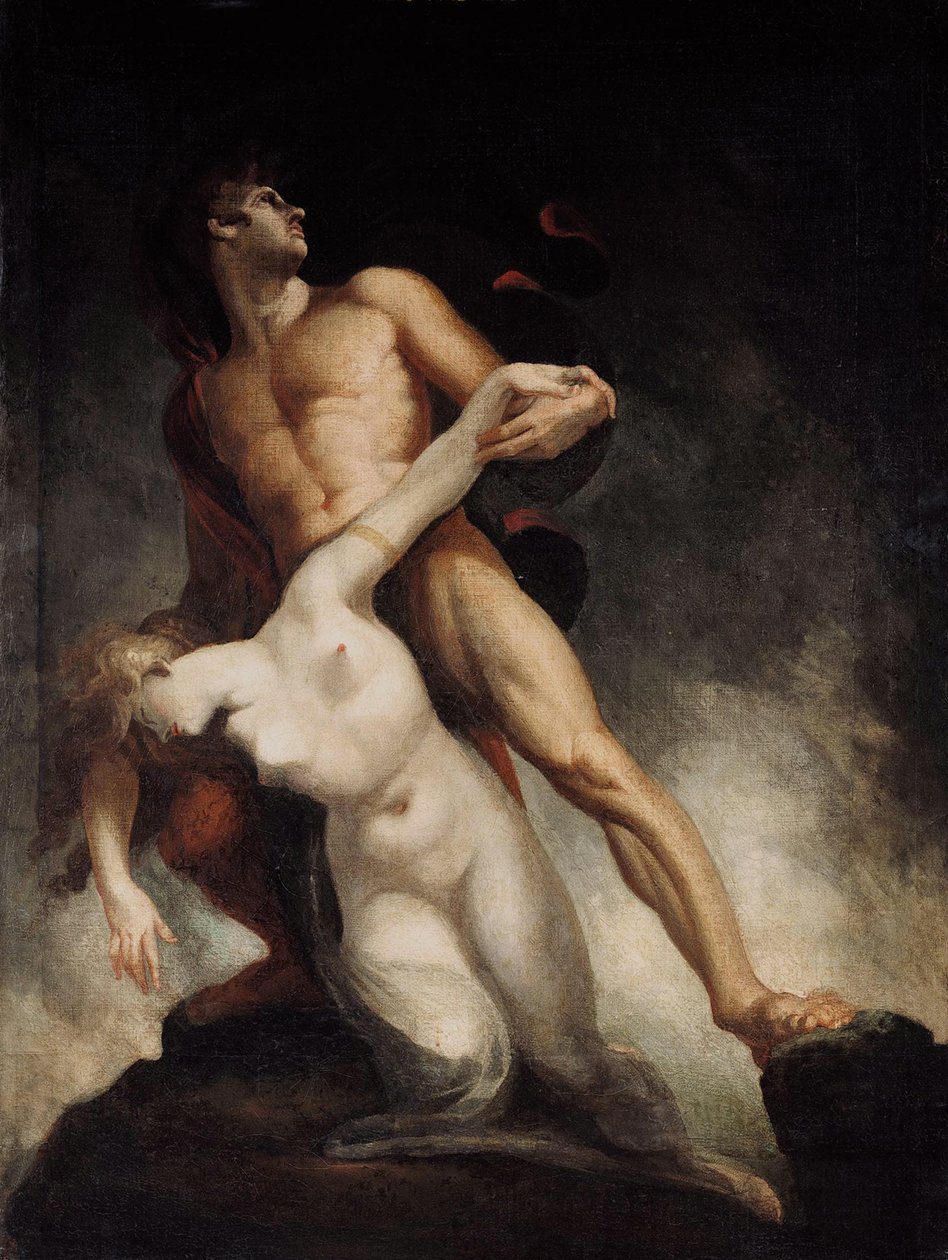 Vízió a vízözönről, c. 1800. alkotó: Füssli
