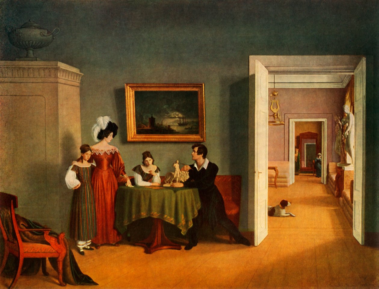 „Családi portré”, 1830, 1965. alkotó: Fyodor Tolstoy
