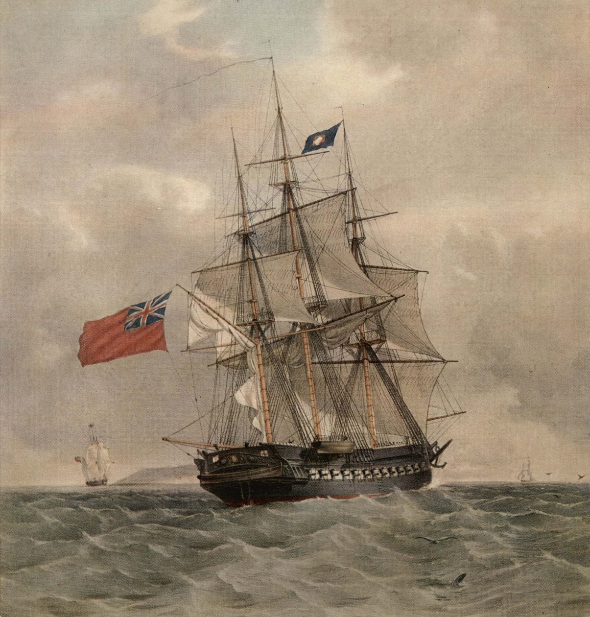 HMS Pomone alkotó: G.F. St. John