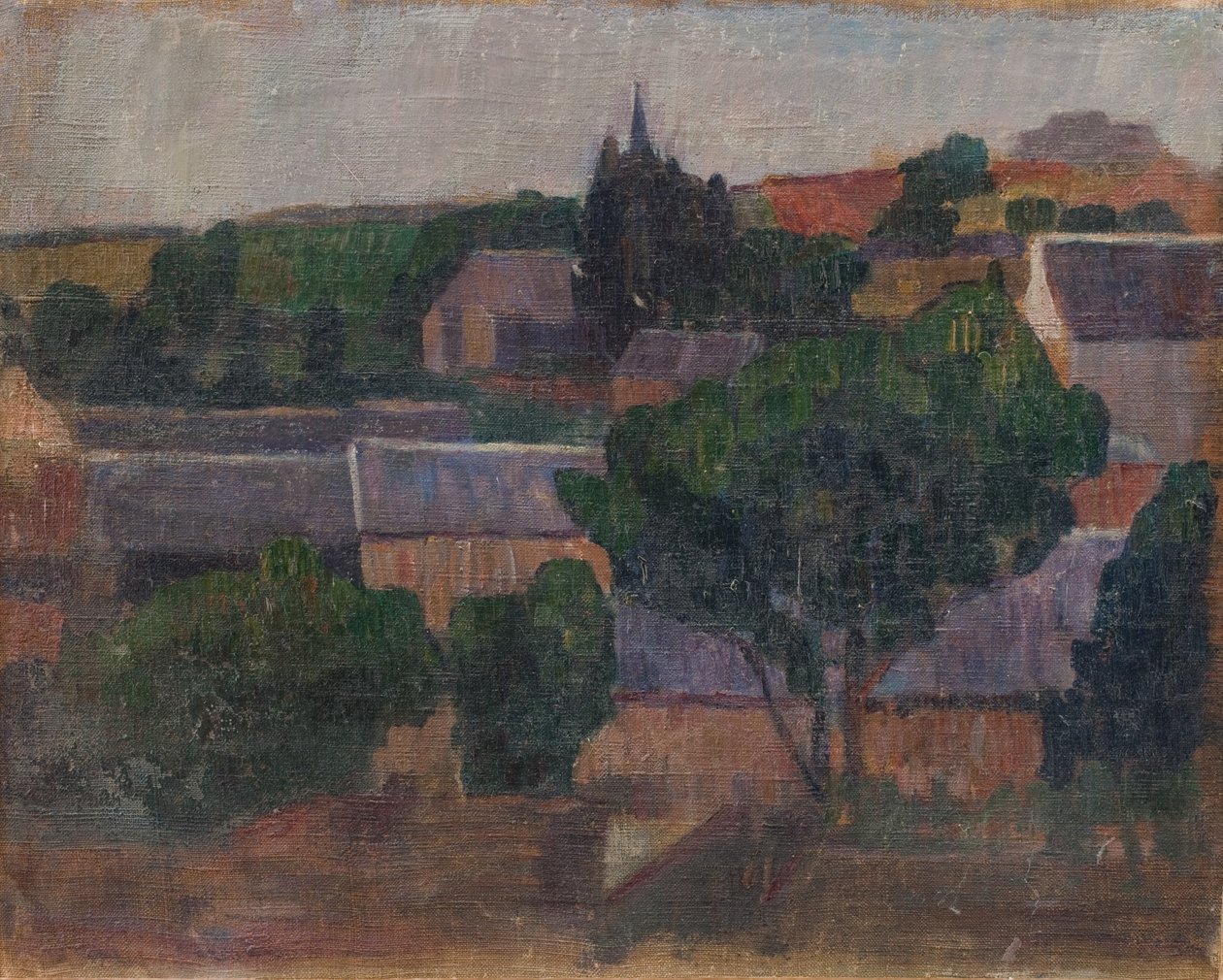 Falu Bretagne-ban alkotó: G.F. Clement