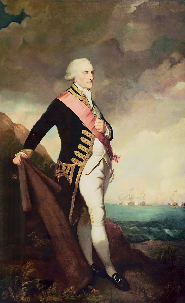 Lord Rodney admirális (1719-1792) alkotó: G.G. Bullock