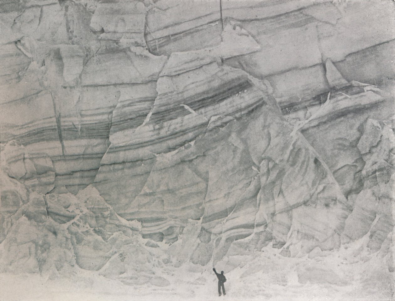 Jégszerkezet, c1911, 1913 alkotó: G. Murray Levick