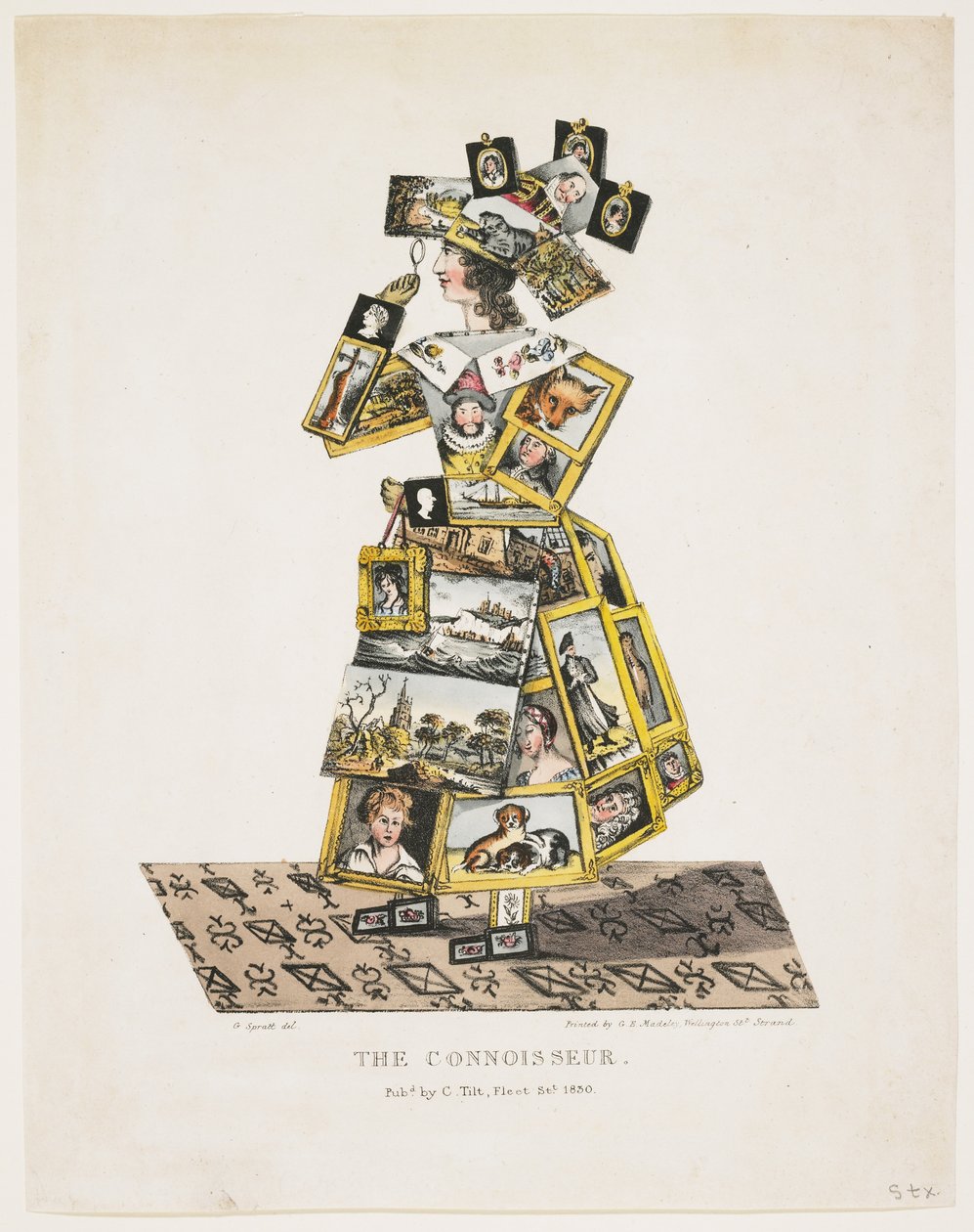 A műértő, 1830 alkotó: G. Spratt