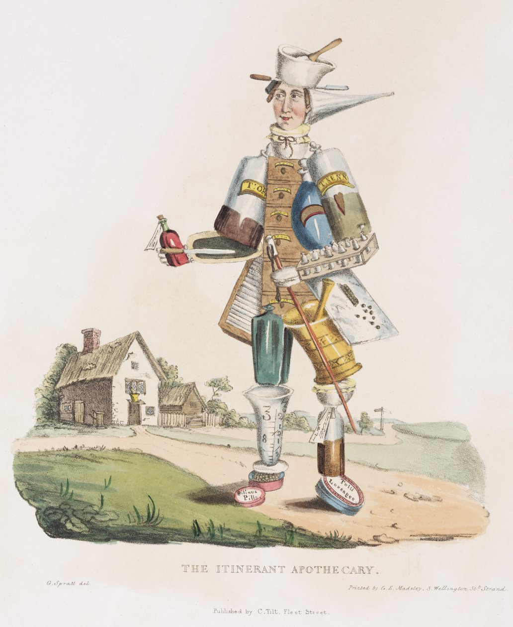 A vándorpatikus, 1830 alkotó: G. Spratt