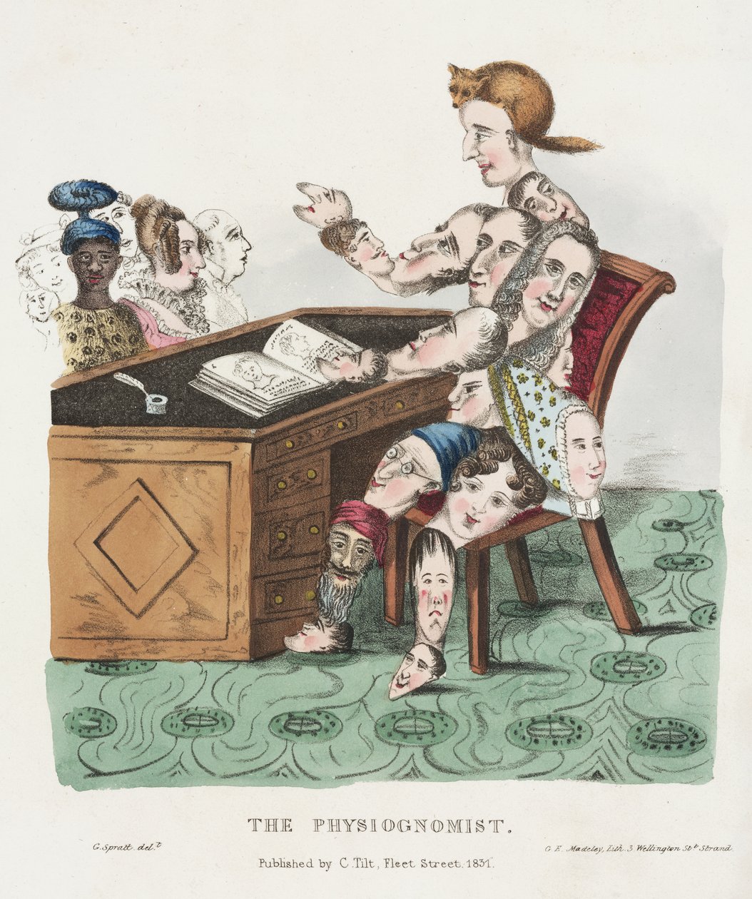 A fiziognómus, 1831 alkotó: G. Spratt