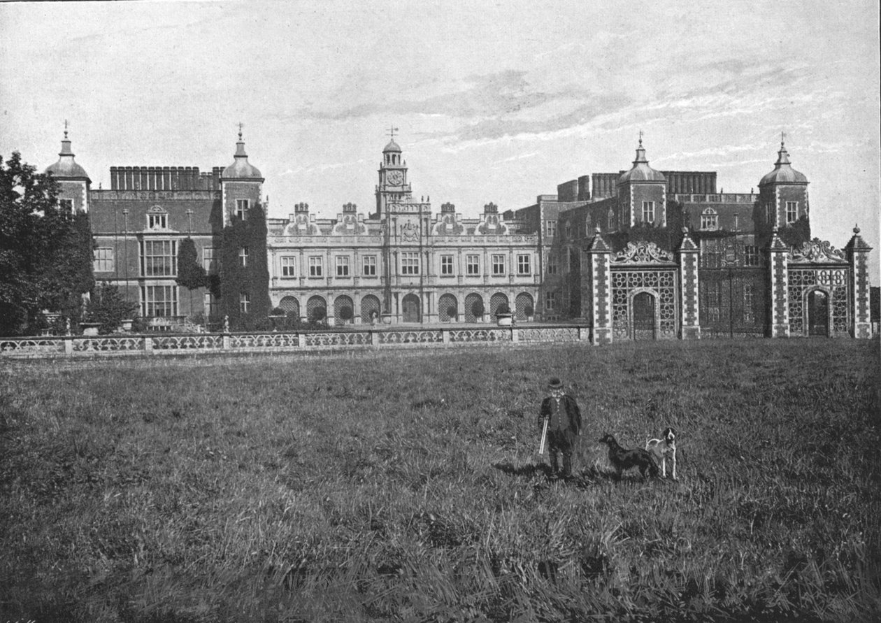 Hatfield House, déli front, 1900 alkotó: G. W. Wilson and Company
