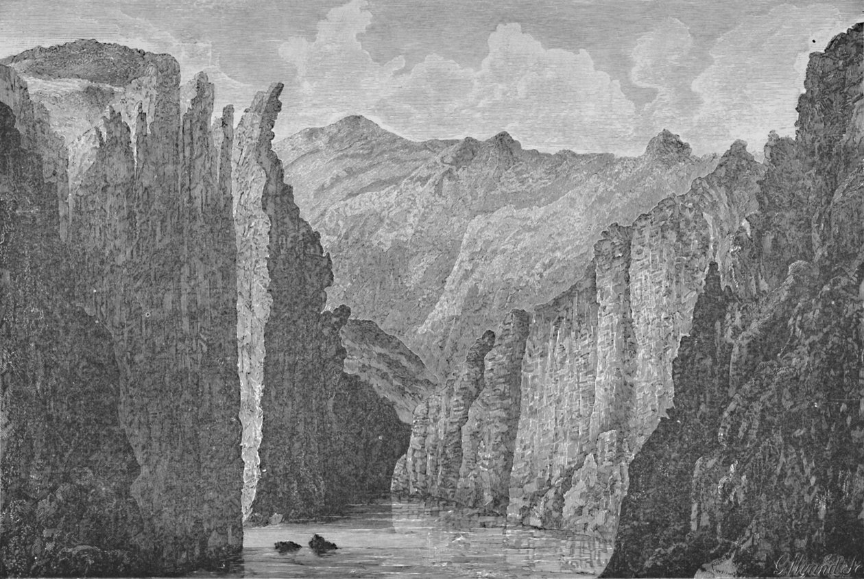 Grand Canyon, 1883 alkotó: G. Wyand