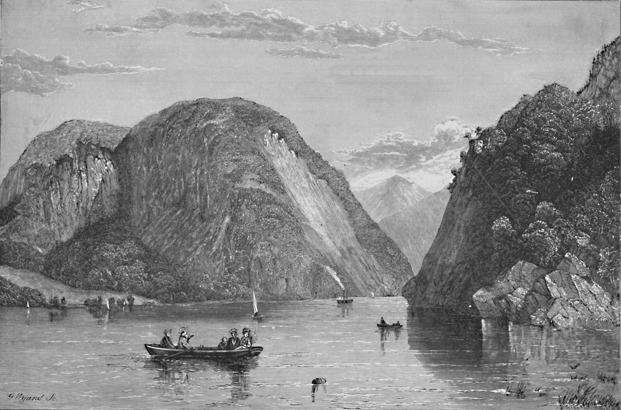 Rogers Slide, Lake George, 1838, 1883 alkotó: G. Wyand