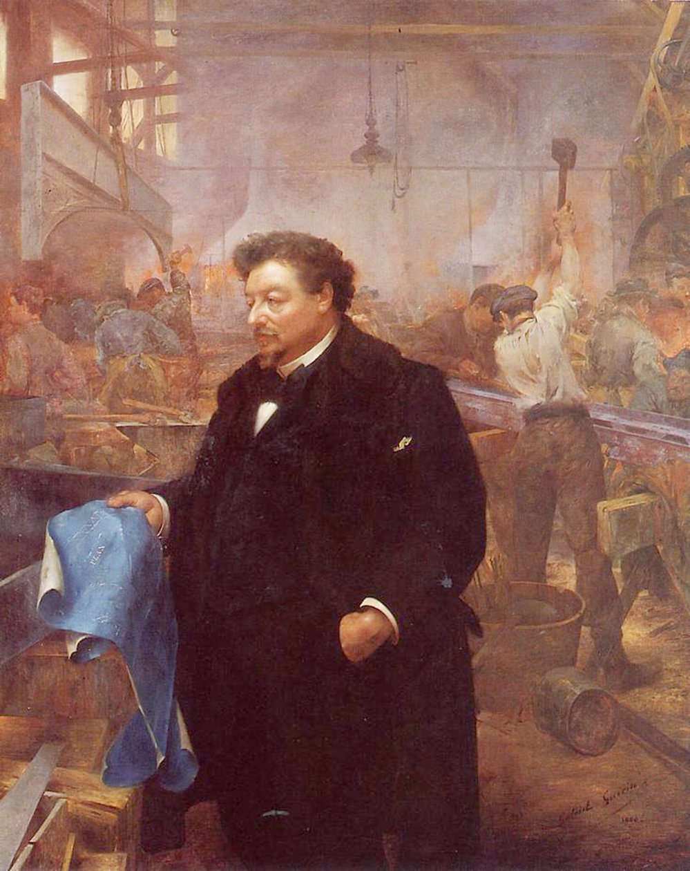 Gustave Eiffel, 1900 alkotó: Gabriel Christophe Guerin