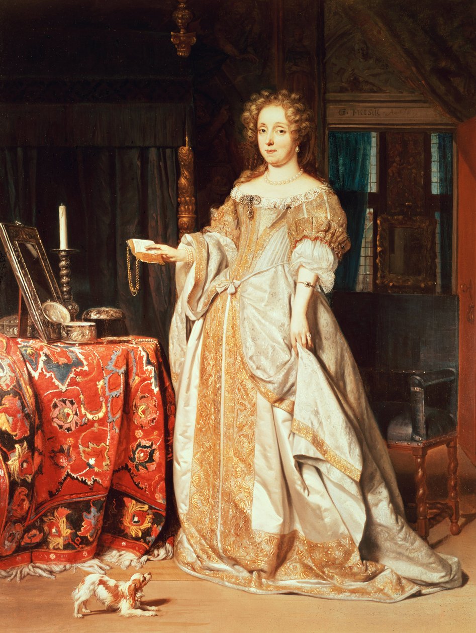 Egy hölgy portréja alkotó: Gabriel Metsu