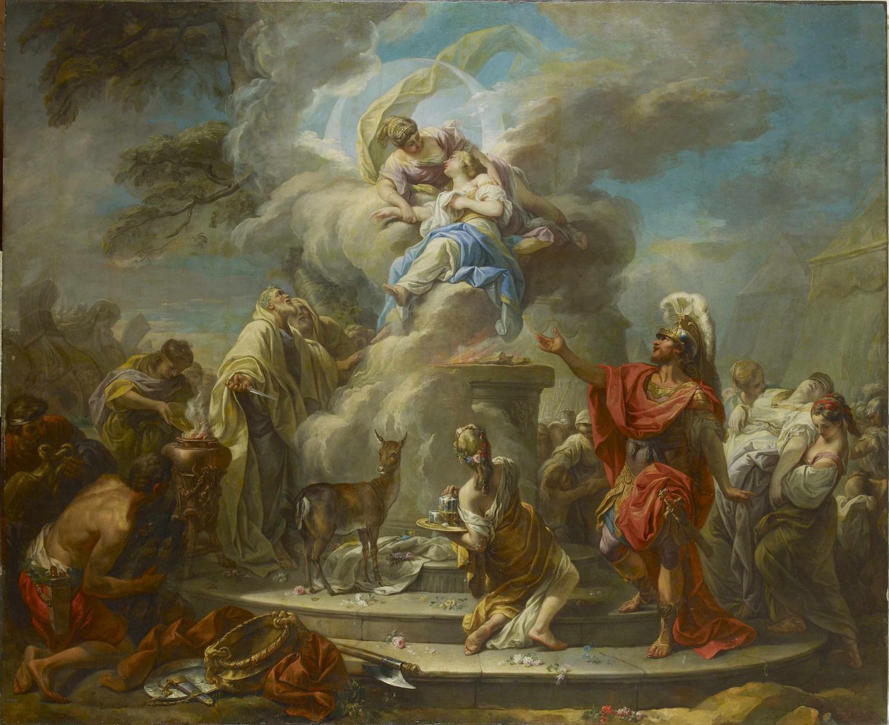 Iphigenia áldozata, 1749-1750. alkotó: Gabriel Francois Doyen