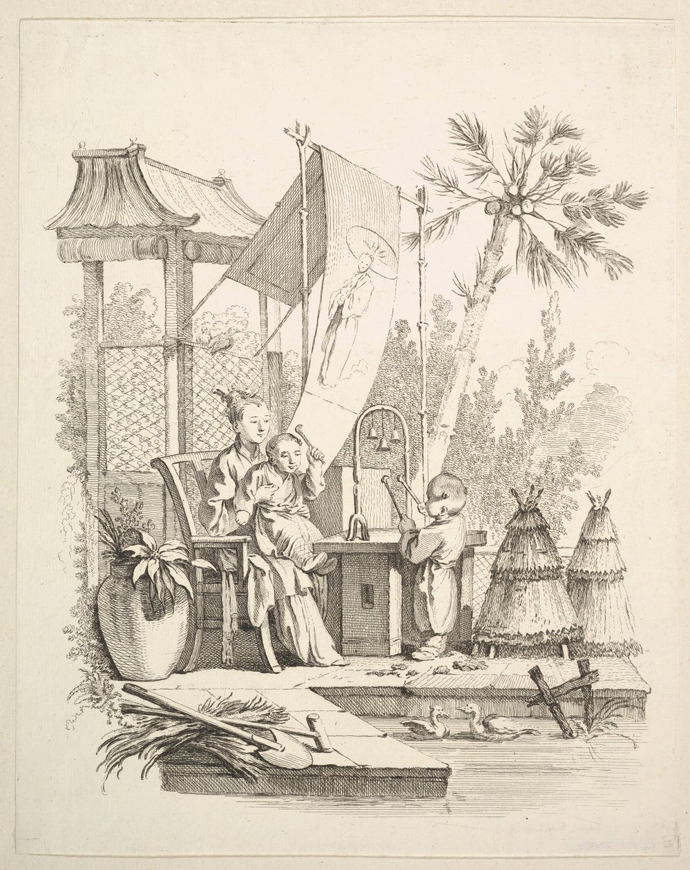 Bells, kb. 1742. alkotó: Gabriel Huquier
