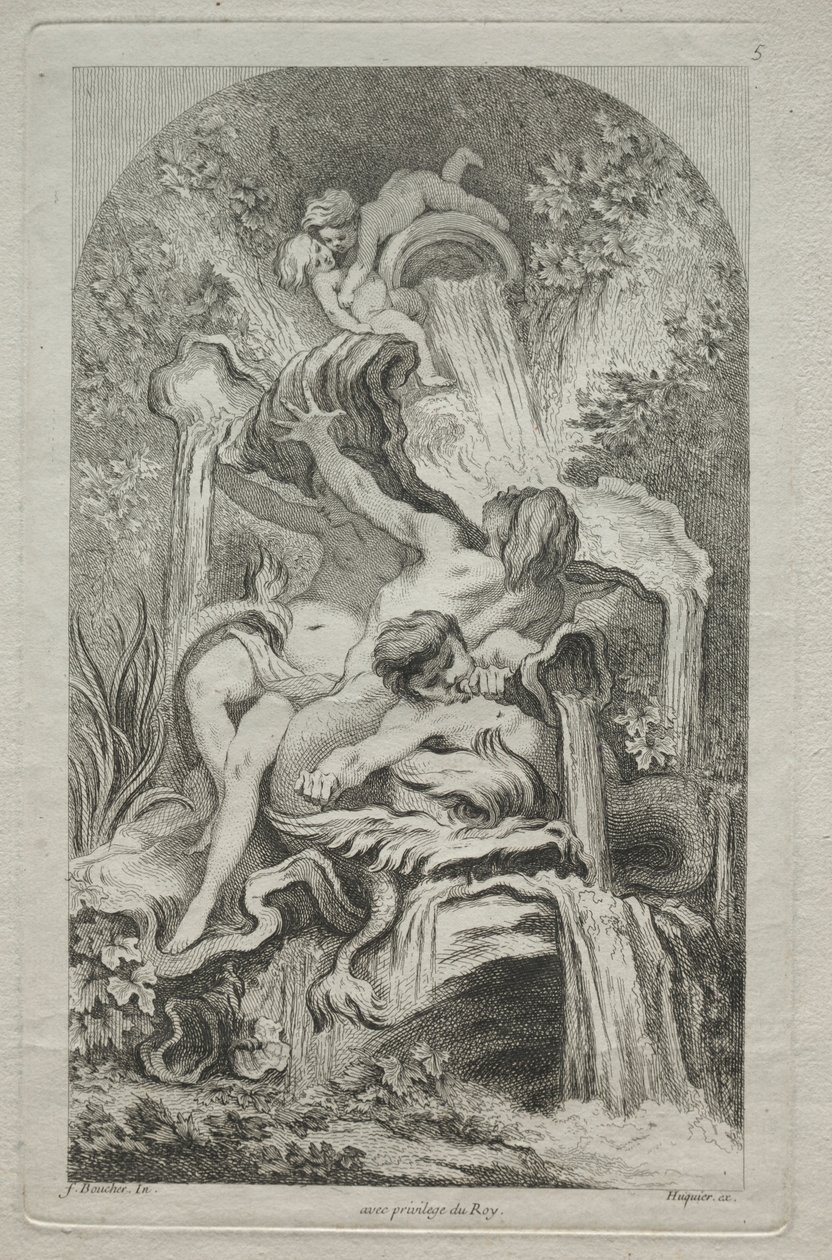 Szökőkutak könyve: 5. sz., c. 1736. alkotó: Gabriel Huquier
