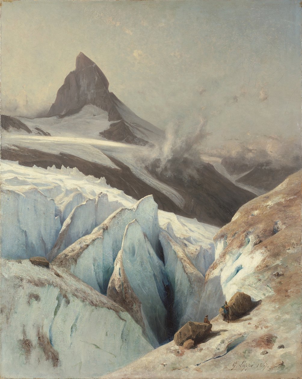 A Matterhorn, 1867. alkotó: Gabriel Loppe
