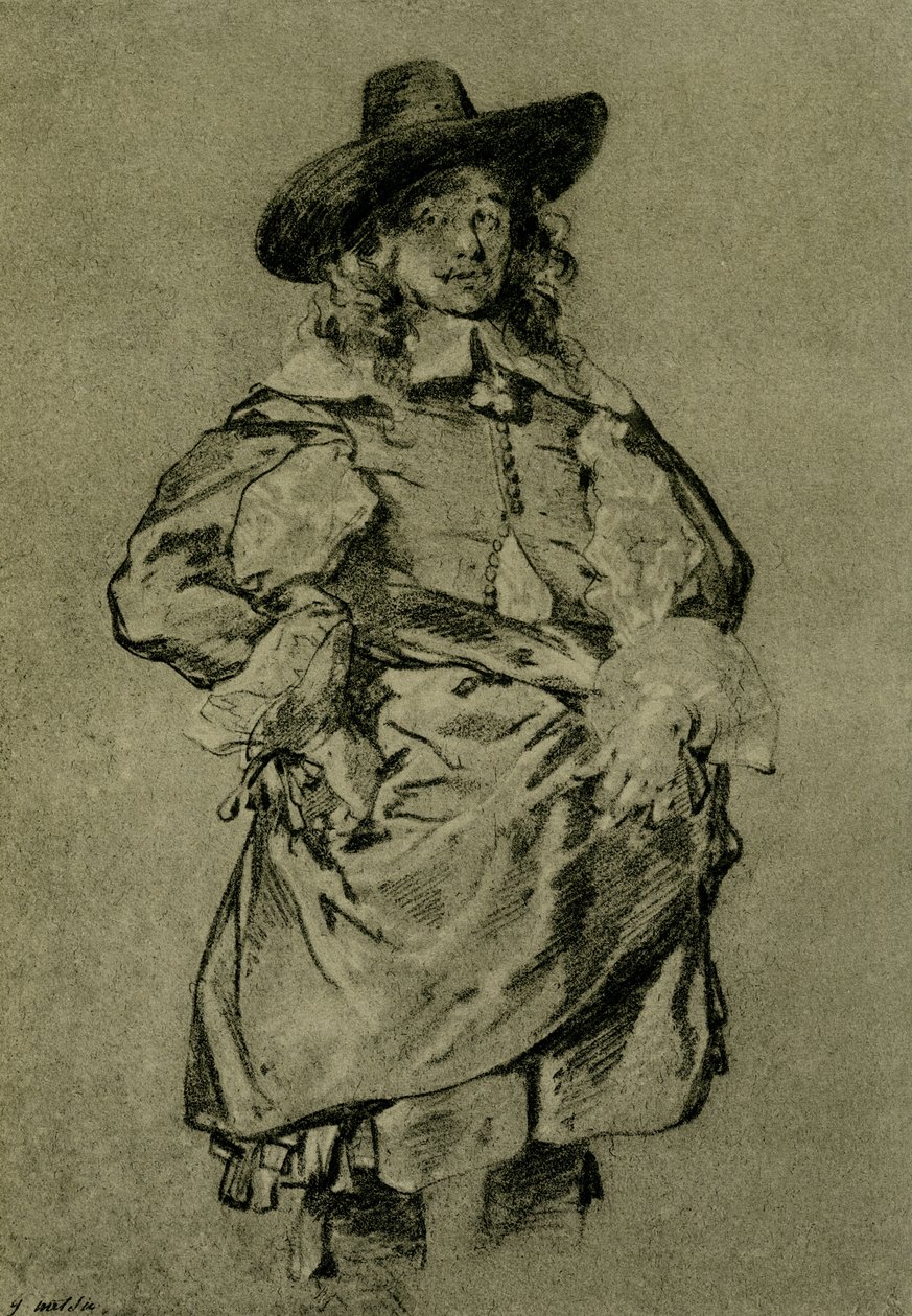 Egy fiatal férfi portréja alkotó: Gabriel Metsu
