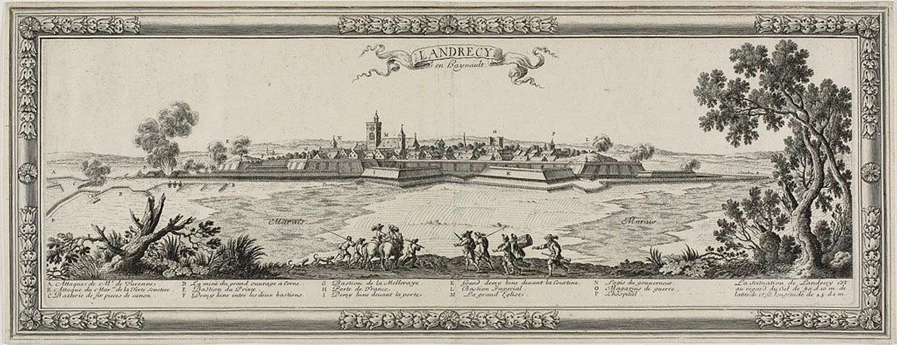 Landrecy en Heynault, 1631 alkotó: Gabriel Perelle