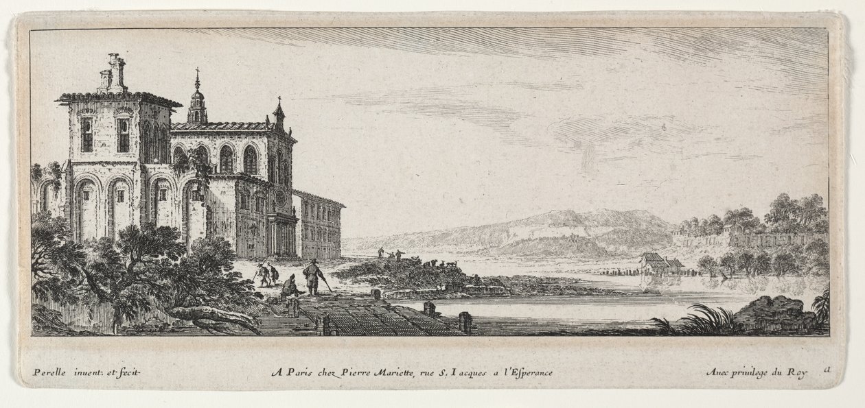 Folyói jelenet alkotó: Gabriel Perelle