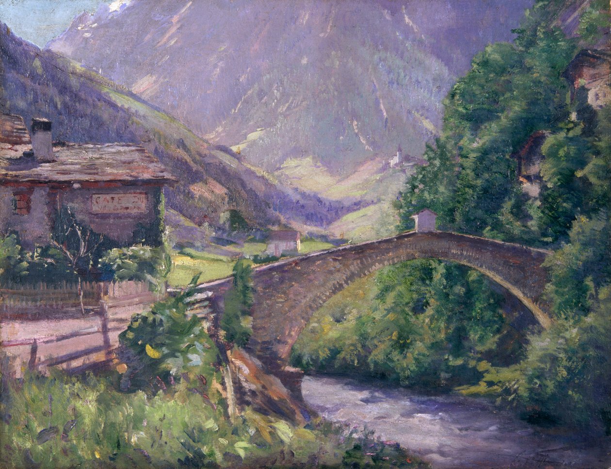 „Visp hídja”, 1881-1935 alkotó: Gabriel Thompson