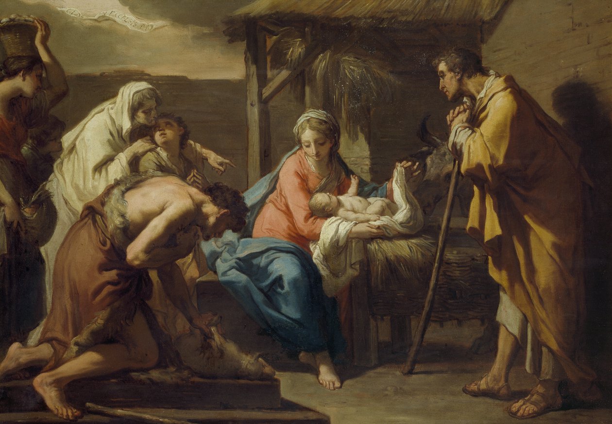 A pásztorok imádása, 1798 után alkotó: Gaetano Gandolfi