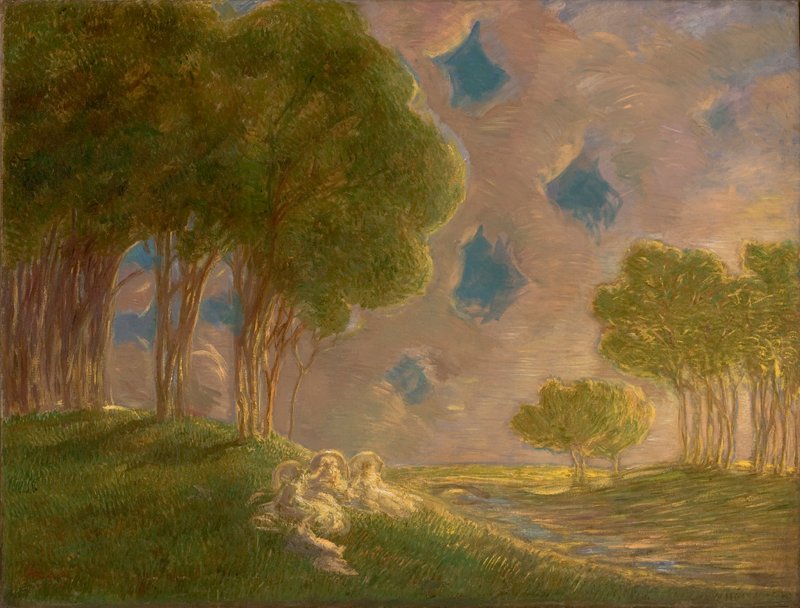 Tájkép alkotó: Gaetano Previati