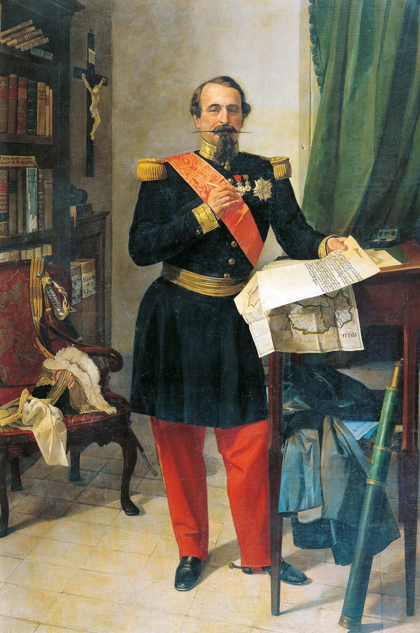 III. Napóleon portréja (Párizs alkotó: Gaetano Belvederi