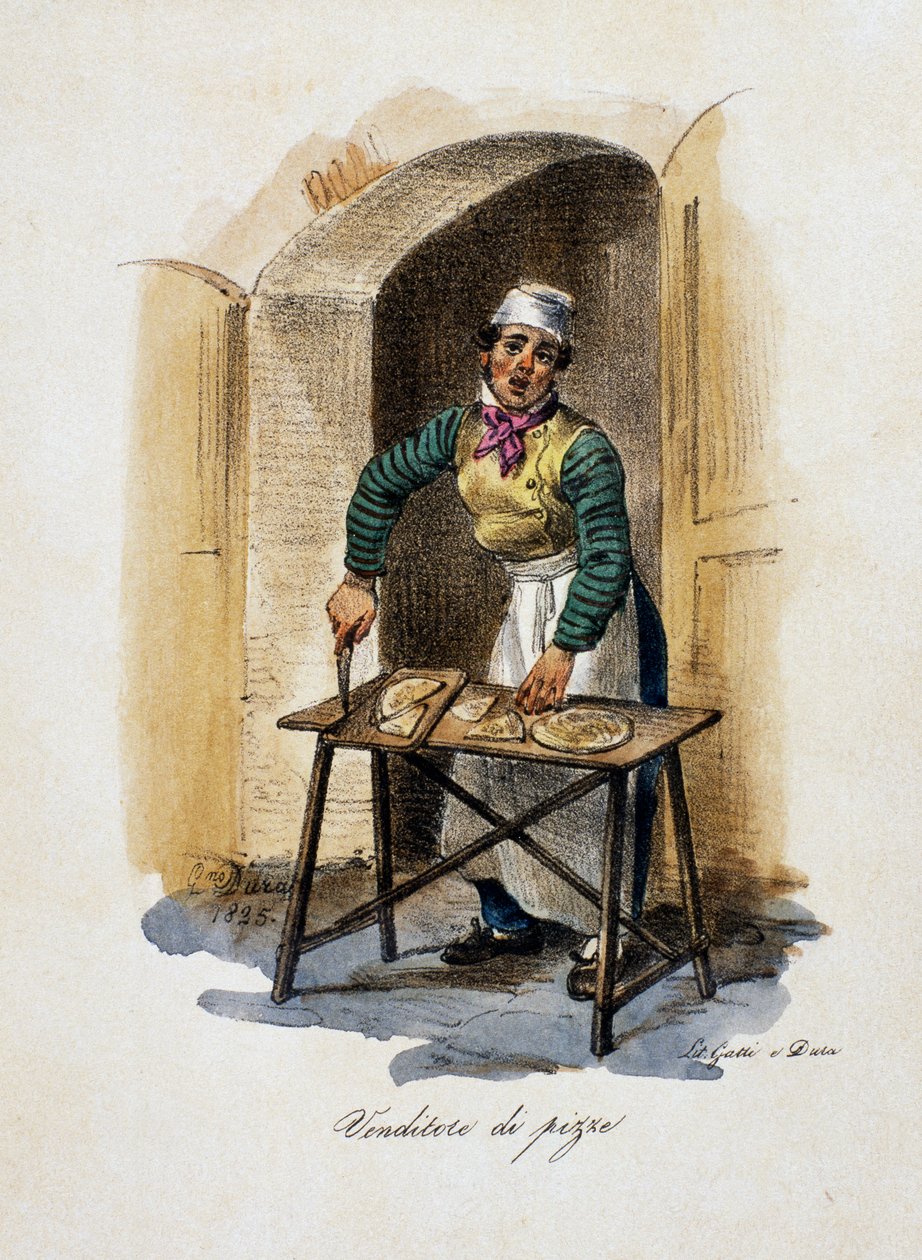 Pizza eladó alkotó: Gaetano Dura