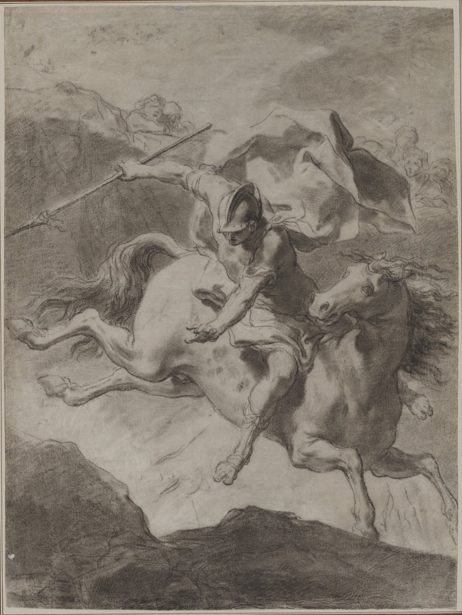 Marcus Curtius halála alkotó: Gaetano Gandolfi