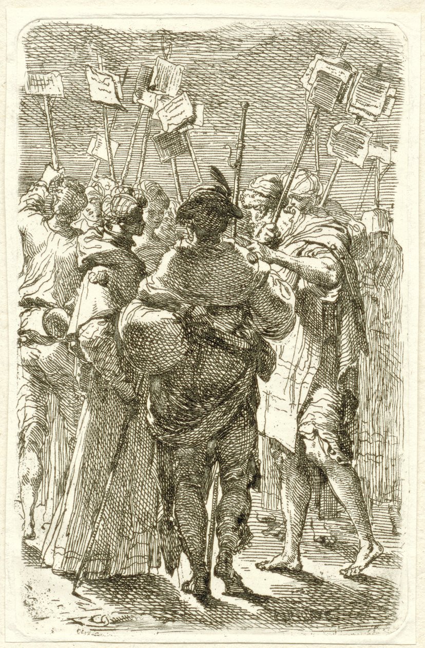 zarándokok alkotó: Gaetano Gandolfi