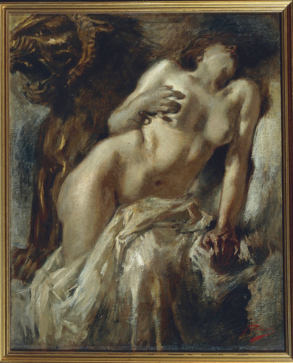 Kleopátra, Gaetano Previati alkotó: Gaetano Previati